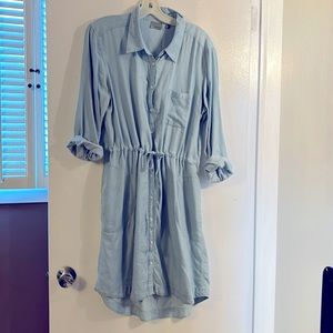 Shirt Dress-Athleta chambray